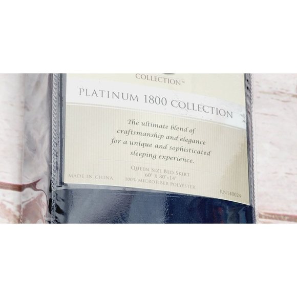 HC Collection Platinum 1800 Collection Queen Bed Skirt Linens - Craftsmanship, E - Picture 5 of 16